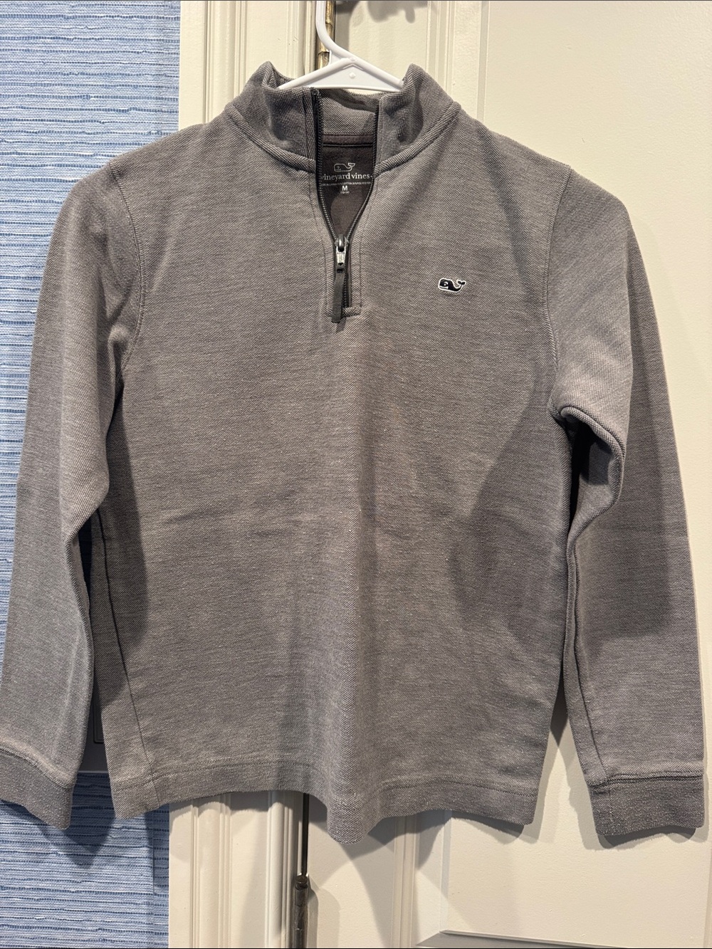Vineyard Vines Gray Kids Quarter-Zip Sweatshirt